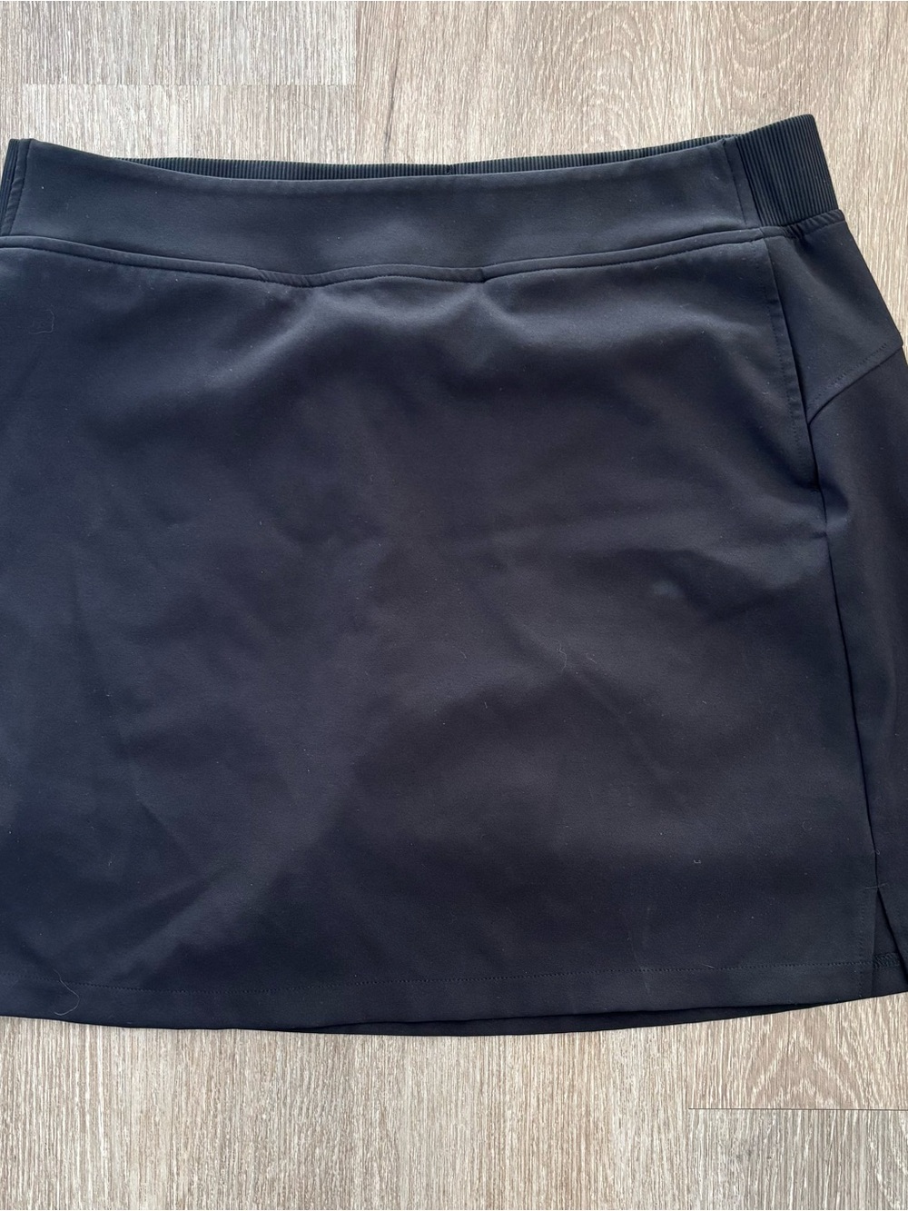 32 Degrees Cool Black Ribbed Waist Athletic Skort
